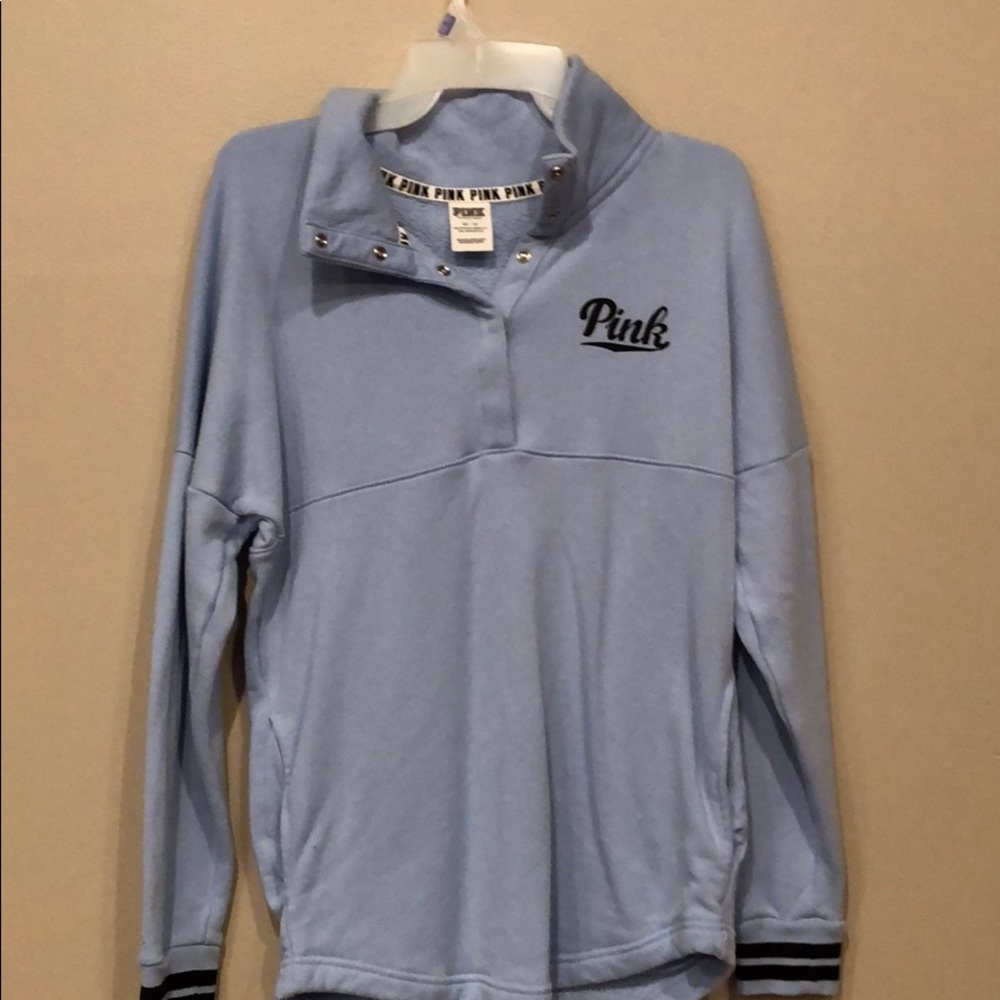 Black and Blue pullover.